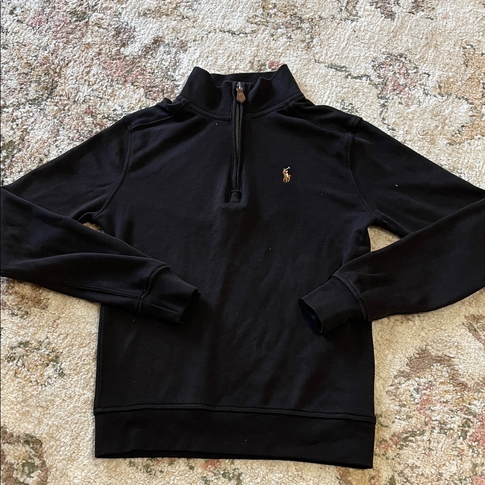 Polo by Ralph Lauren Black Zip-Up Sweater
